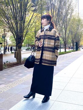 DATE MEGUMIさん（レディース・160cm）の秋コーディネート