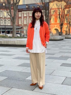 DATE MEGUMIさん（レディース・160cm）の冬コーディネート