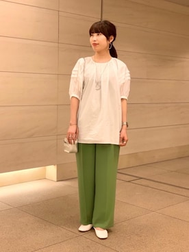 DATE MEGUMIさん（レディース・160cm）の春コーディネート