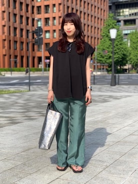 DATE MEGUMIさん（レディース・160cm）の春コーディネート