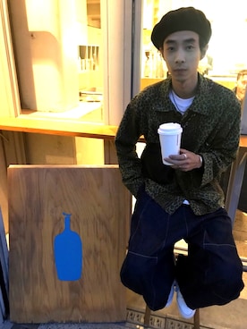 「URBAN RESEARCH（アーバンリサーチ）のアイテム（ハンチング/ベレー帽）」を使った、Yuanさん（メンズ・185cm）の夏コーディネート