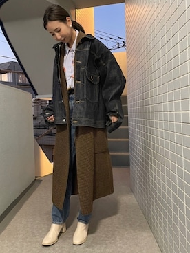 mmmkさん（レディース・163cm）の冬コーディネート