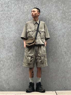 「工装」｜冠宇さん（メンズ・174cm）の春コーディネート