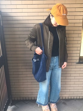 おみほさん（レディース・157cm）の冬コーディネート