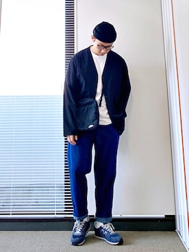 「YARD PLUS（ヤードプリュス）のアイテム（パンツ）」を使った、圭さん（メンズ・166cm）の春コーディネート