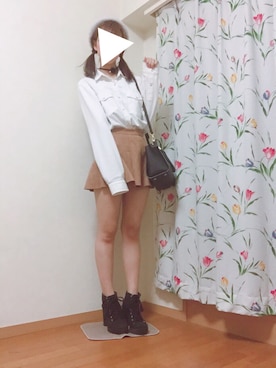 「one after another NICE CLAUP（ワンアフターアナザーナイスクラップ）のアイテム（アクセサリー）」を使った、R I M A さん（レディース・168cm）の秋コーディネート