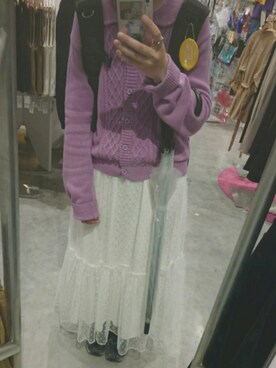 華捺さん（レディース・160cm）の春コーディネート