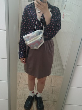 華捺さん（レディース・160cm）の春コーディネート