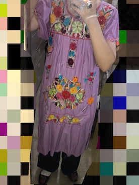 「アイテム（ワンピース/ドレス）」を使った、華捺さん（レディース・160cm・10代）の夏コーディネート