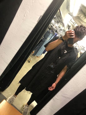 「Lavinのアイテム」を使った、Kelisonさん（メンズ・178cm）の夏コーディネート