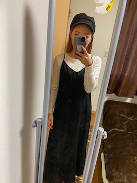 「OZOC（オゾック）のアイテム（帽子）」を使った、konatsuさん（レディース・153cm）の秋コーディネート