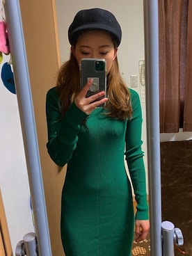 「theory（セオリー）のアイテム（ワンピース/ドレス）」を使った、konatsuさん（レディース・153cm）の秋コーディネート
