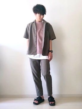 「suicoke（スイコック）のアイテム」を使った、KYOさん（メンズ・180cm）の春コーディネート