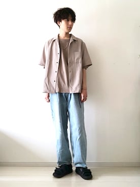 「suicoke（スイコック）のアイテム」を使った、KYOさん（メンズ・180cm）の春コーディネート