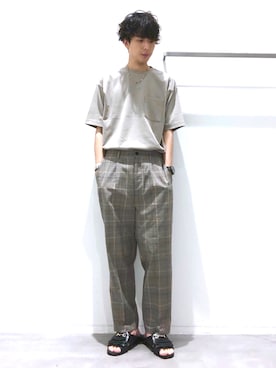 「BENCH（ベンチ）のアイテム」を使った、KYOさん（メンズ・180cm）の夏コーディネート