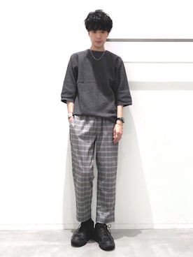 「Engineered Garments（エンジニアードガーメンツ）のアイテム」を使った、KYOさん（メンズ・180cm）の夏コーディネート