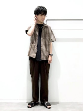 「BENCH（ベンチ）のアイテム」を使った、KYOさん（メンズ・180cm）の夏コーディネート