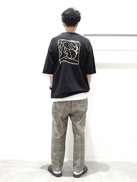 「WISM（ウィズム）のアイテム」を使った、KYOさん（メンズ・180cm）の夏コーディネート