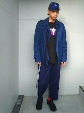 「CRAIG GREEN（クレイググリーン）のアイテム（ジャケット/アウター）」を使った、ashさん（メンズ・168cm）の春コーディネート