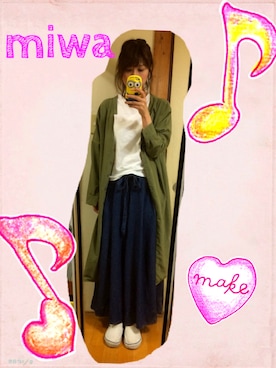 MIWAWAさん（レディース・159cm）の秋コーディネート