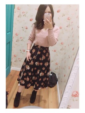 saya♡さん（レディース・153cm）の冬コーディネート