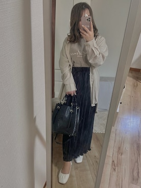 「アイテム（スカート）」を使った、saya♡さん（レディース・153cm・30代）の春コーディネート