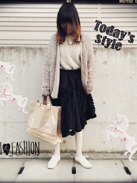 ぽんた2さん（レディース・155cm）の冬コーディネート