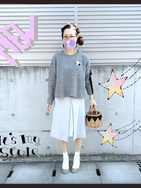 ぽんた2さん（レディース・155cm）の春コーディネート