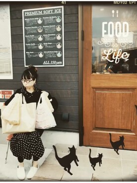 ぽんた2さん（レディース・155cm）の夏コーディネート