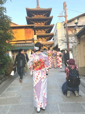 「かすみ草」｜ゆかりさん（レディース・163cm）の春コーディネート