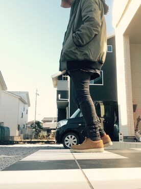 「NANO universe（ナノユニバース）のアイテム（その他シューズ）」を使った、☆ash★◡̎*さん（メンズ・167cm）の春コーディネート