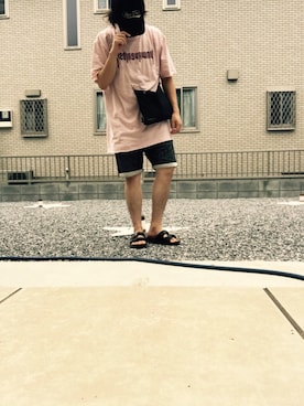 「SpRay PREMIUM（スプレイプレミアム）のアイテム（Tシャツ/カットソー）」を使った、☆ash★◡̎*さん（メンズ・167cm）の夏コーディネート