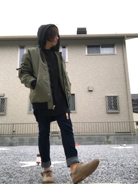 「wearhalloween2017」｜「アイテム（ジャケット/アウター）」を使った、☆ash★◡̎*さん（メンズ・167cm）の秋コーディネート