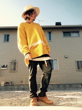 「NANO universe（ナノユニバース）のアイテム（その他シューズ）」を使った、☆ash★◡̎*さん（メンズ・167cm）の春コーディネート