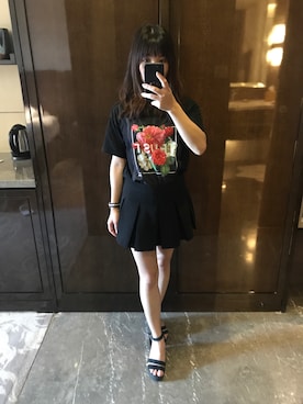 「I.Tのアイテム」を使った、emiさん（レディース・150cm）の夏コーディネート