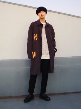 中岡 圭さん（メンズ・168cm）の冬コーディネート