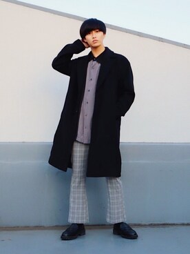 中岡 圭さん(メンズ・168cm)の冬コーディネート