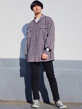 中岡 圭さん（メンズ・168cm）の春コーディネート