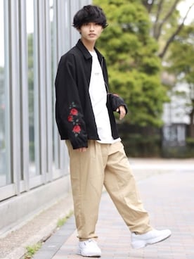 中岡 圭さん（メンズ・168cm）の春コーディネート