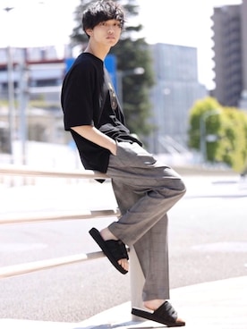 中岡 圭さん（メンズ・168cm）の夏コーディネート