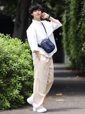 中岡 圭さん(メンズ・168cm)の夏コーディネート