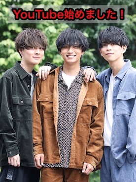 「UNION STATION（ユニオンステーション）のコーデュロイシェフパンツ（その他パンツ）」を使った、中岡 圭さん（メンズ・168cm）の秋コーディネート