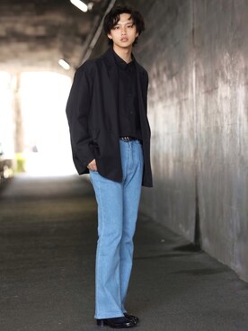 中岡 圭さん（メンズ・168cm）の春コーディネート