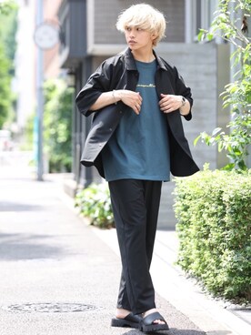 中岡 圭さん（メンズ・168cm）の夏コーディネート