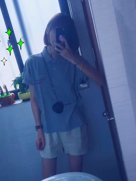 「Y's（ワイズ）のアイテム（アクセサリー）」を使った、uSagi.さん（レディース・165cm）の夏コーディネート