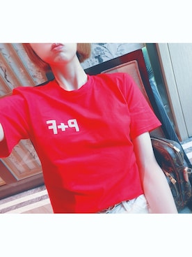 「PLACES+FACES（プレイシーズフェイシーズ）のアイテム」を使った、uSagi.さん（レディース・165cm）の夏コーディネート