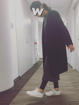 「UNTITLED（アンタイトル）のアイテム（ダウンジャケット/コート）」を使った、Mさん（レディース・155cm）の冬コーディネート