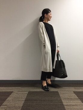 「SENSE OF PLACE by URBAN RESEARCH（センスオブプレイスバイアーバンリサーチ）のアイテム（ジャケット/アウター、ベージュ系）」を使った、Mさん（レディース・156cm）の春コーディネート
