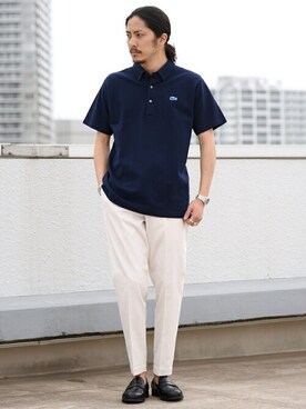 鈴木(SHIPS ＥＣ担当)｜LACOSTEのポロシャツを使ったコーディネート - WEAR
