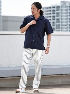 鈴木さん(メンズ・171cm)の夏コーディネート